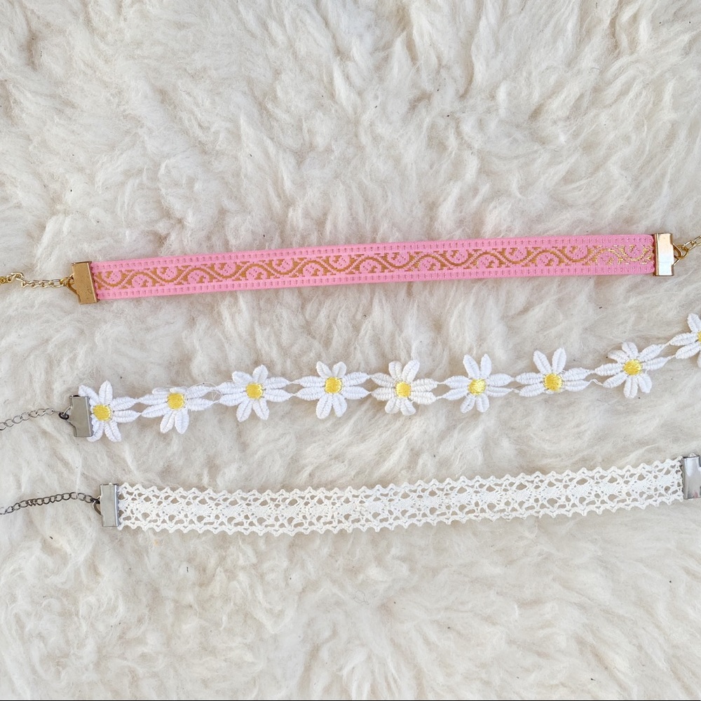 Spring Boho Hippie Choker Set